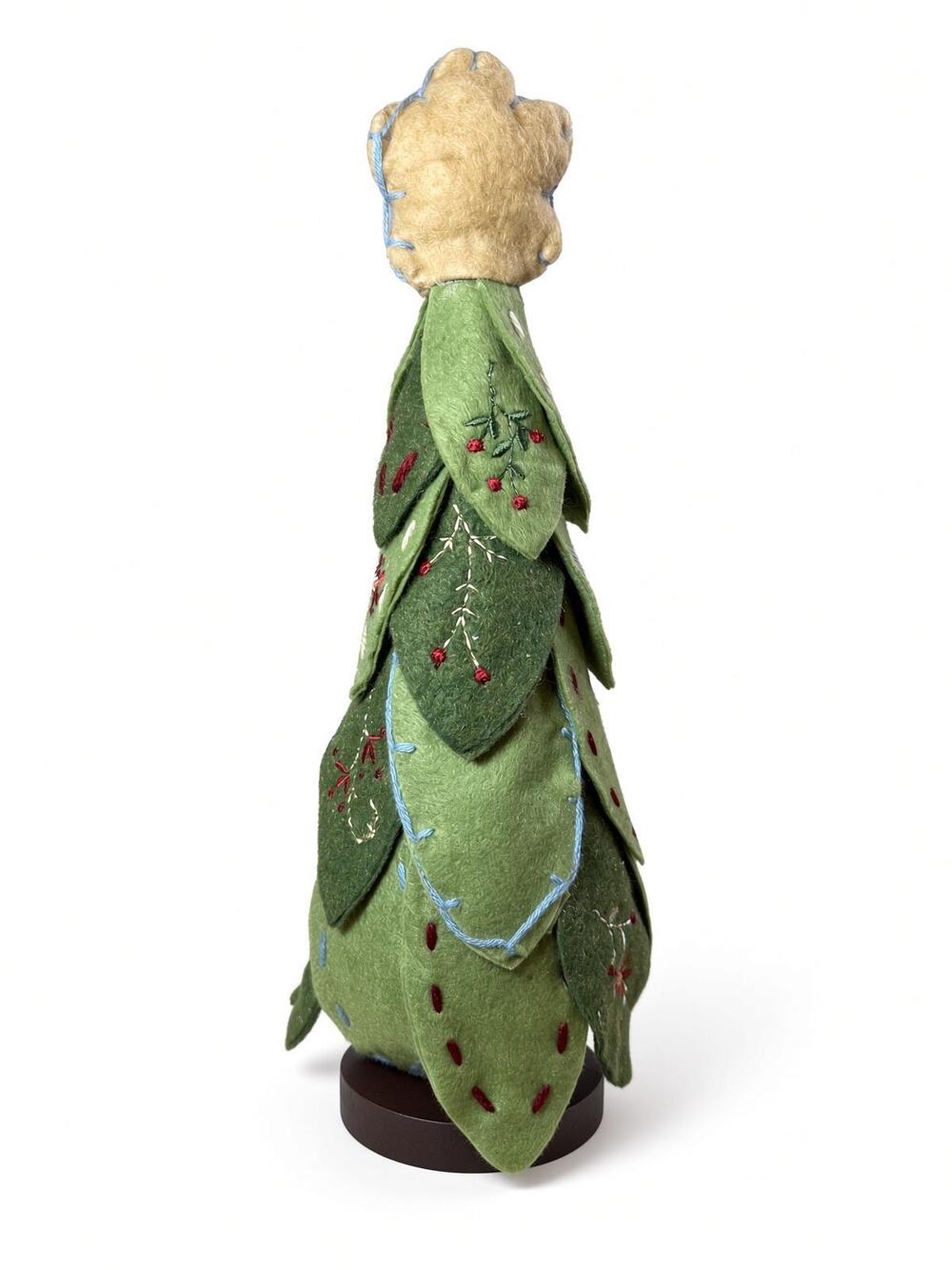 Cracker Barrel Embroidered Flower Tree Decor